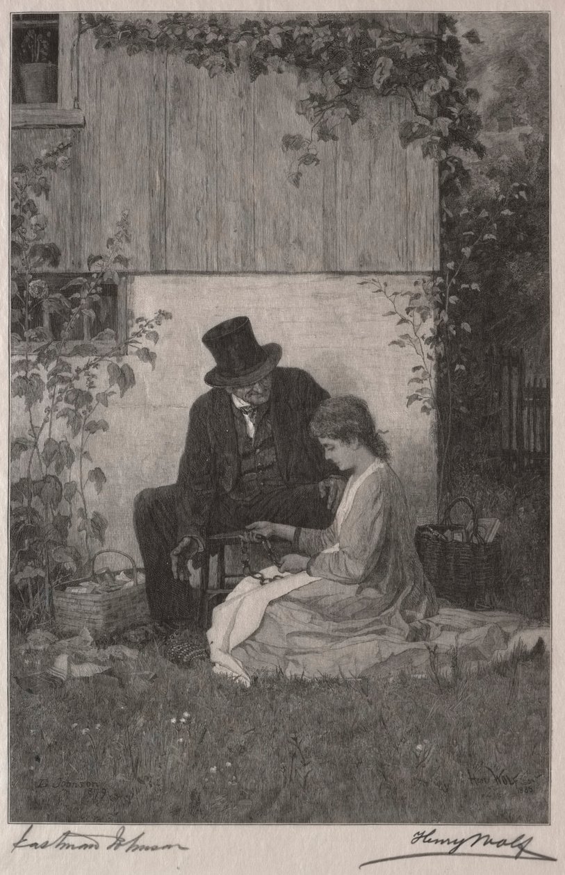 Il venditore ambulante del New England da Henry Wolf