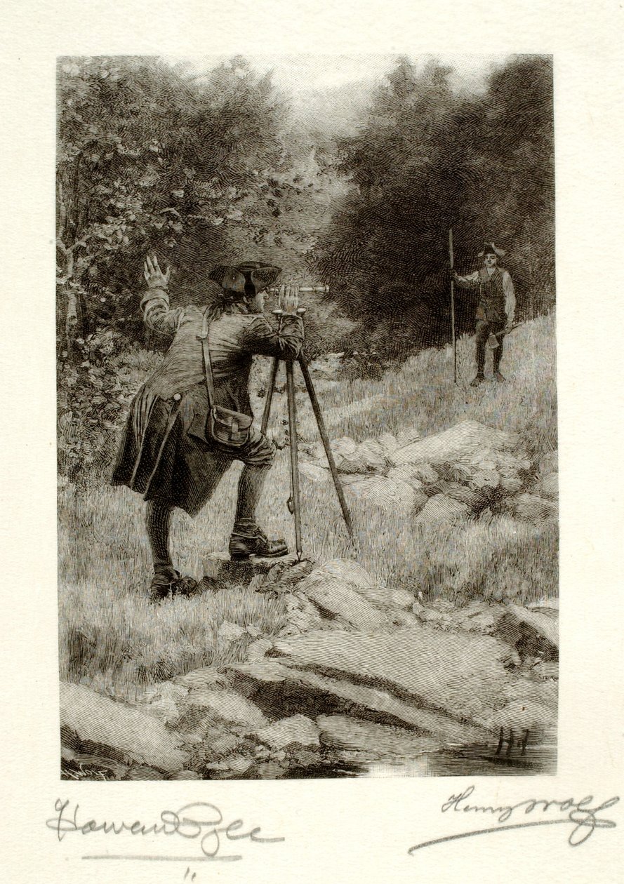 Washington il giovane geometra da Henry Wolf