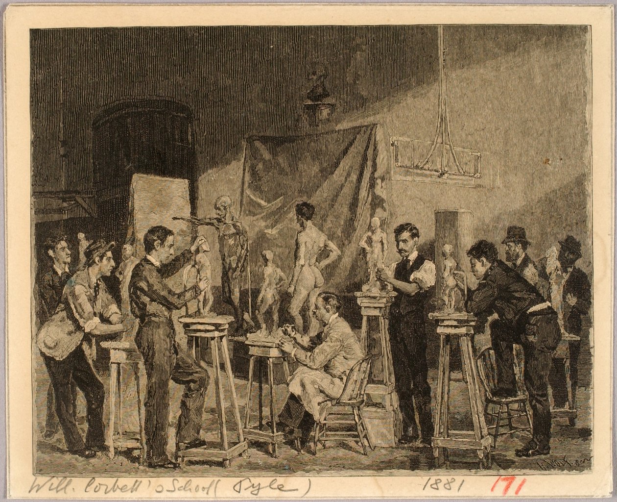 Scuola di William Corbett da Henry Wolf