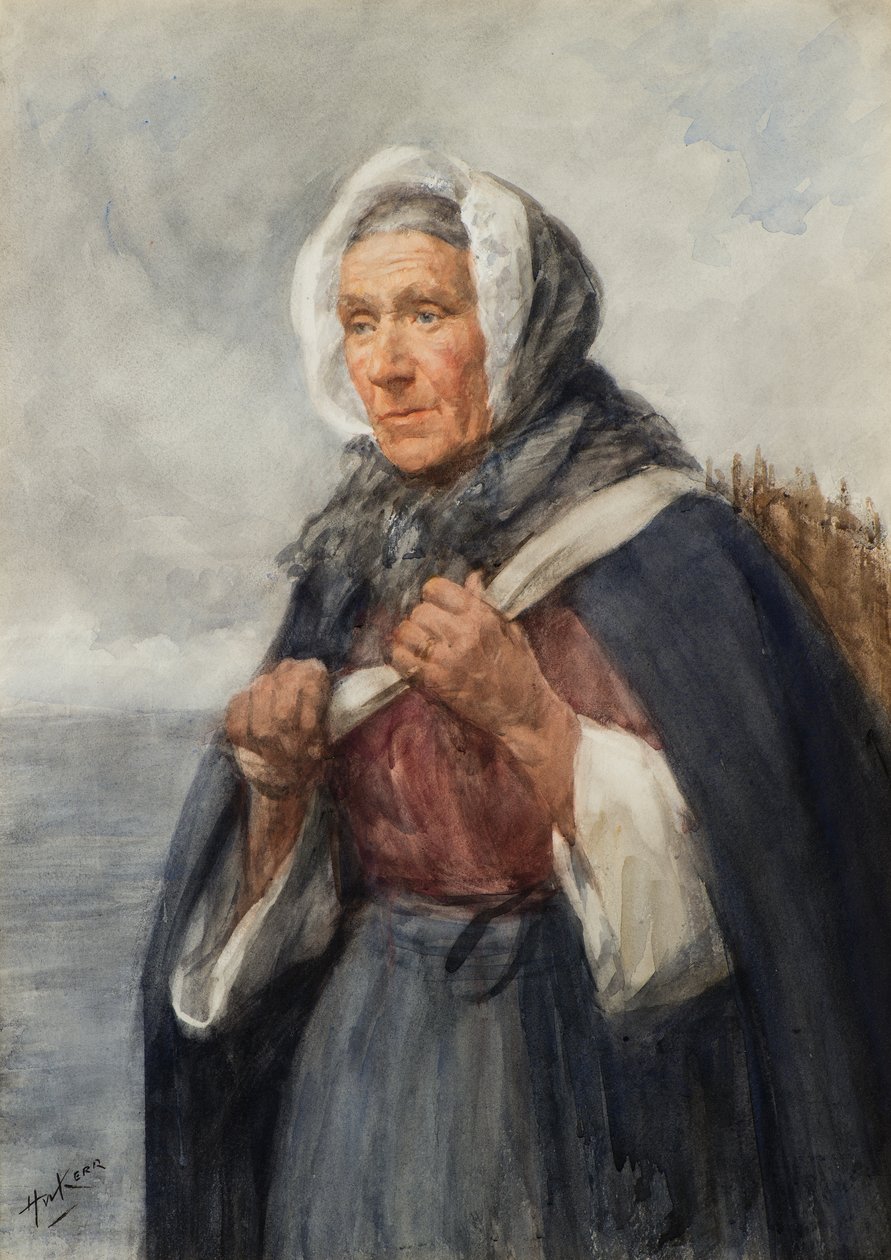 Una pescivendola di Newhaven da Henry Wright Kerr