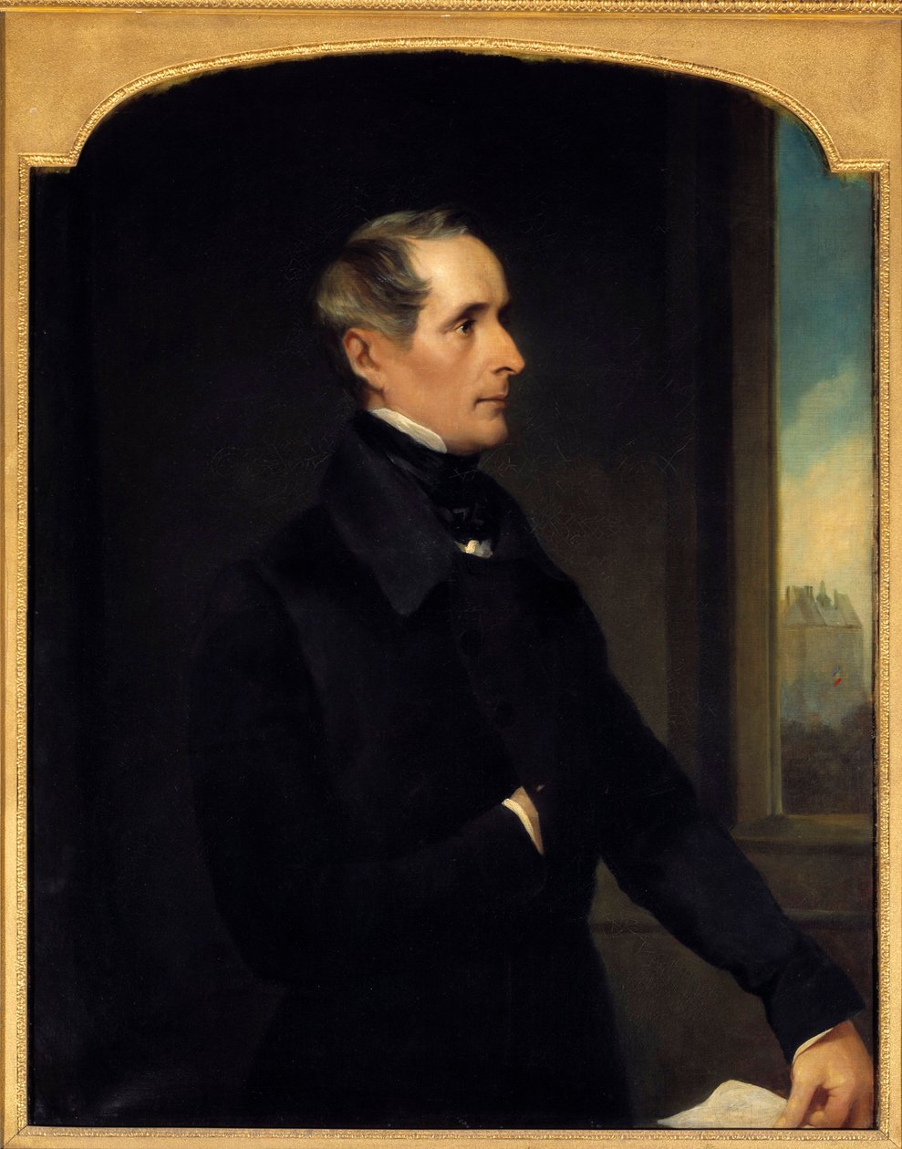 Ritratto di Alphonse de Lamartine (1790-1869) poeta e politico (1848) da Henry Wyndham Phillips