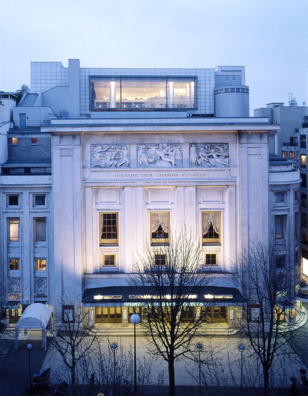 Teatro degli Champs-Elysees (Champs Elysees) da Henry van de Perret Auguste (1874 1954) & Perret Gustave (1876 1952) Velde