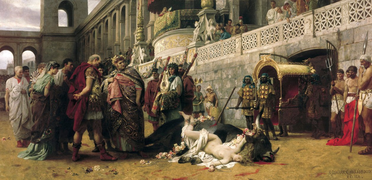 Una Dirce cristiana da Henryk Siemiradzki