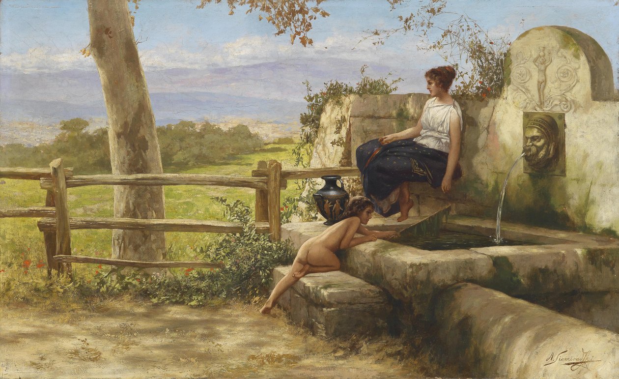 Alla fontana da Henryk Siemiradzki