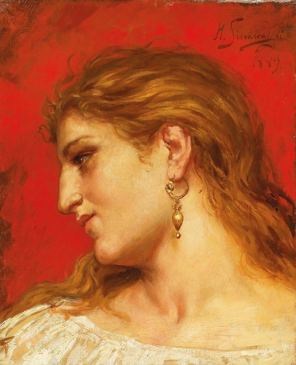 Studio per il dipinto Frisina alla festa di Poseidone a Eleusi da Henryk Siemiradzki