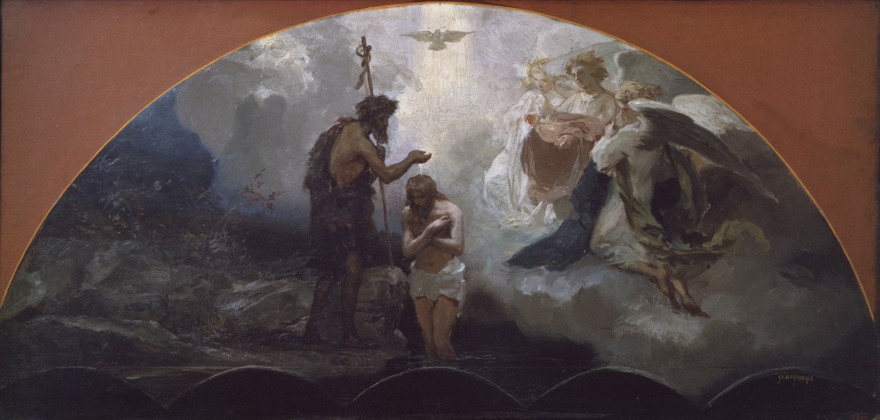 Il Battesimo di Cristo, 1876 da Henryk Siemiradzki