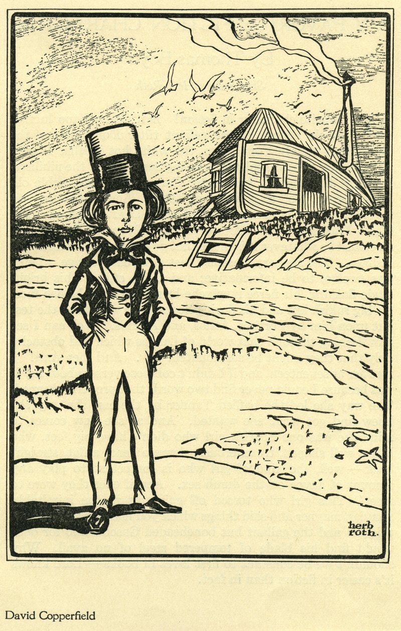David Copperfield, dal mio personaggio di finzione preferito di Thomas Boyd, in The Bookman da Herb Roth
