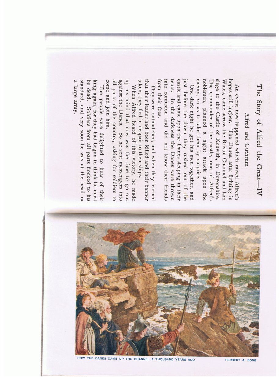 I danesi che risalgono il Canale della Manica da Herbert Alfred Bone