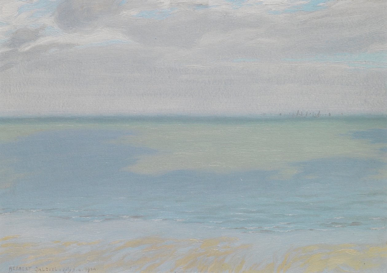 Studio di cielo e mare, 1924 da Herbert Dalziel
