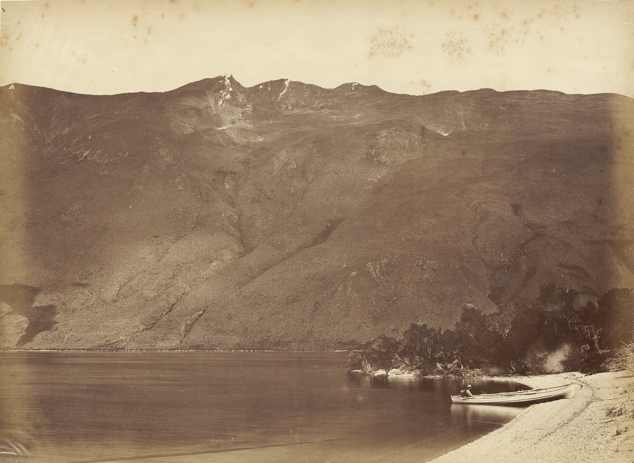 Fools Cap Peak, Wanaka, metà anni 1870 da Herbert Deveril