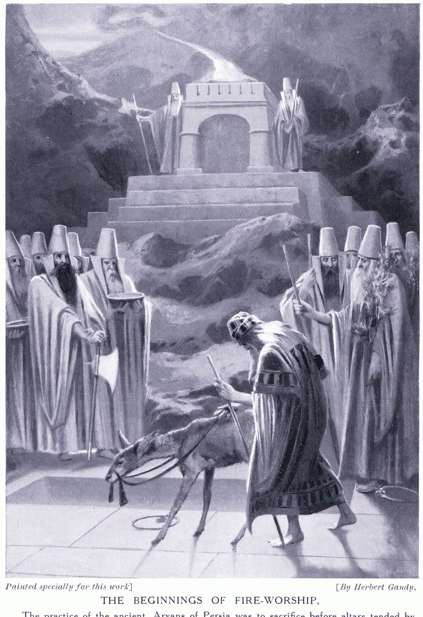 Gli inizi del culto del fuoco da Herbert Gandy