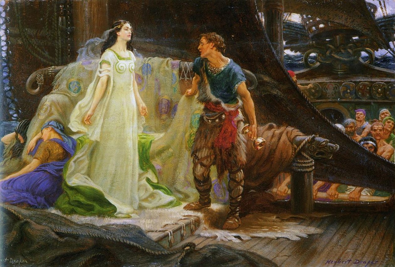 Tristano e Isotta da Herbert James Draper
