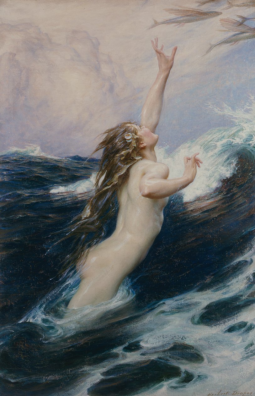 Pesce volante, 1910 da Herbert James Draper