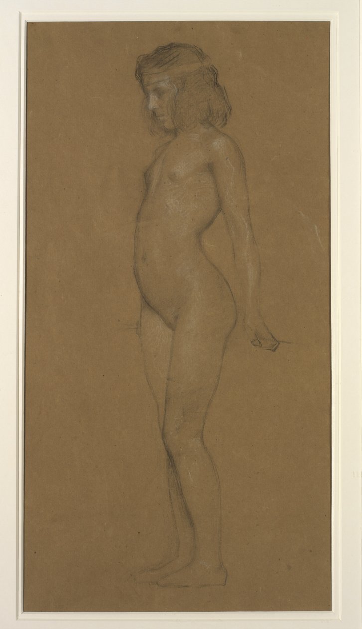 Studio di una Giovane Ragazza da Herbert James Draper