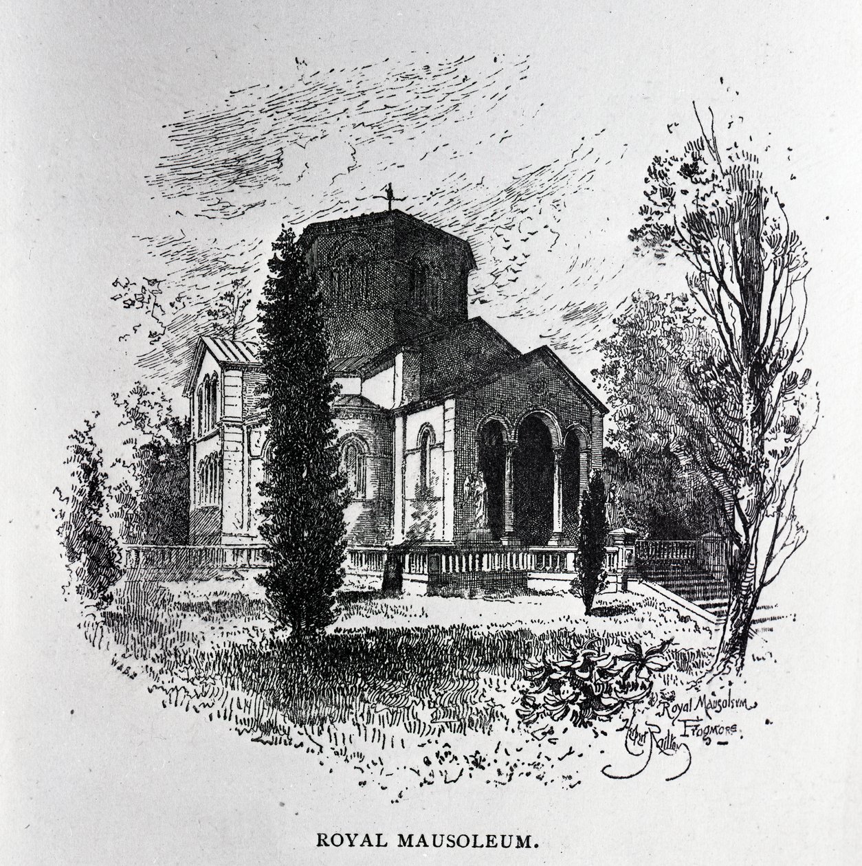 Il Mausoleo Reale, Frogmore da Herbert Railton