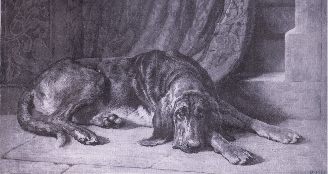 La sentinella, Bibbys Annual, 1916-17 da Herbert Thomas Dicksee