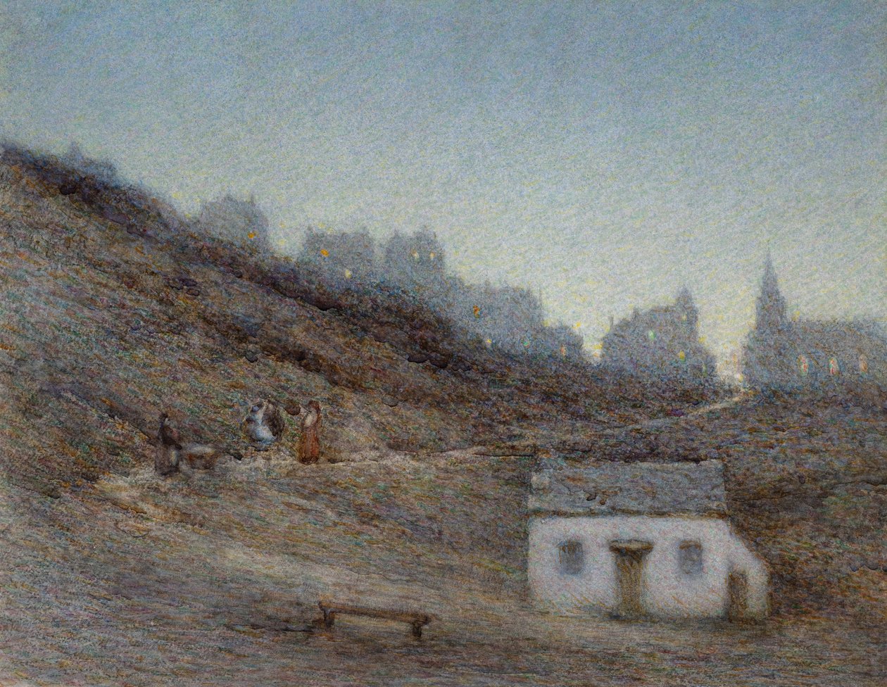 Il nuovo sobborgo (acquerello) da Herbert Dalziel