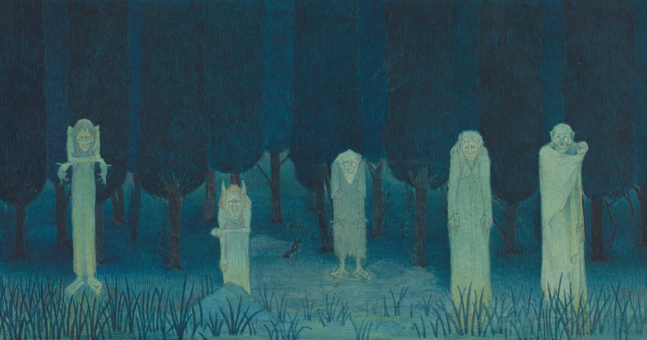 Cinque ghoul, 1911-24 da Herbert E. Crowley