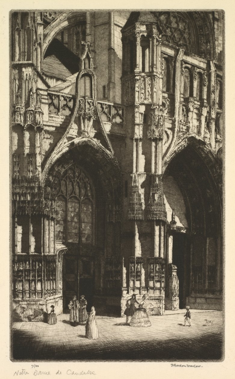 Notre Dame de Caudebec da Herbert Gordon Warlow