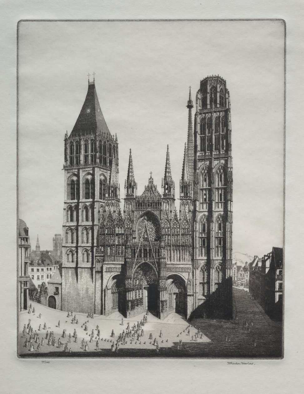 Cattedrale di Rouen da Herbert Gordon Warlow