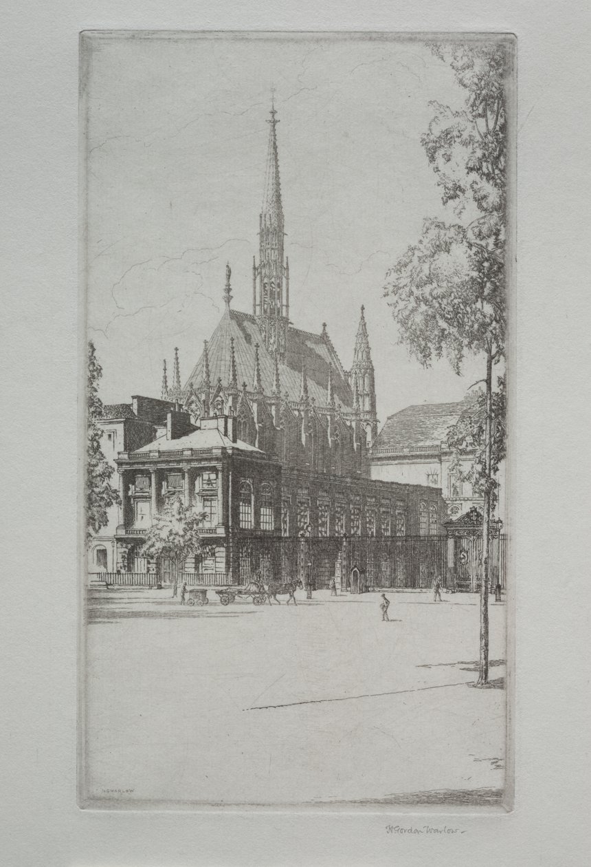 Sainte-Chapelle, Parigi da Herbert Gordon Warlow