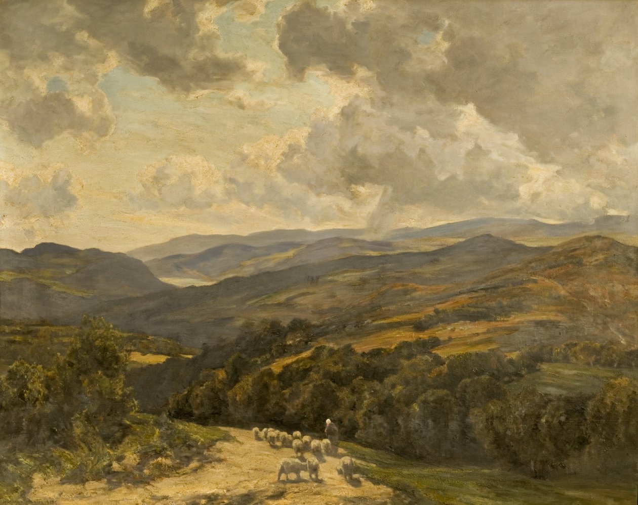 Colline gallesi vicino a Barmouth da Herbert Hughes Stanton