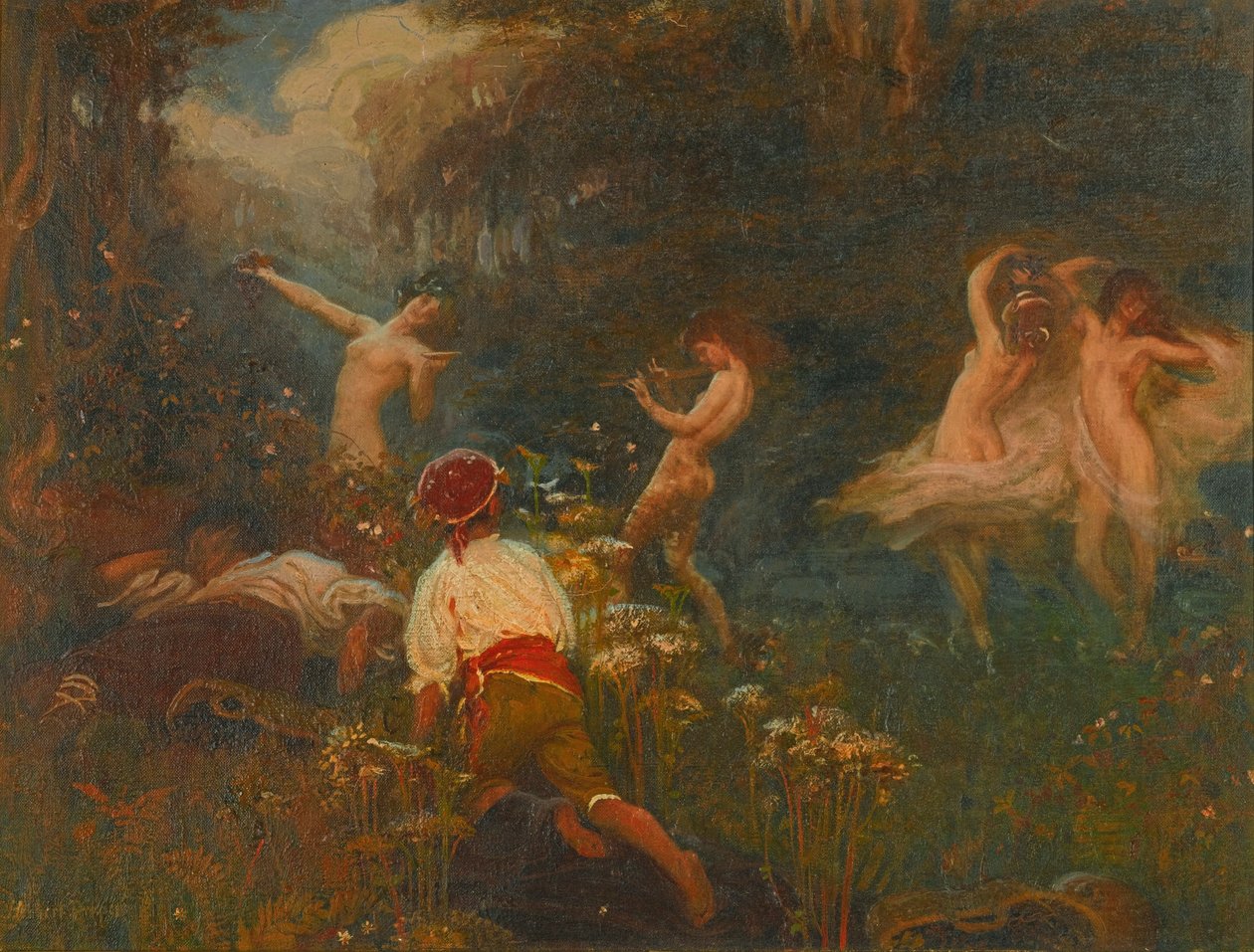 Primo schizzo per The Vintage Morn da Herbert James Draper