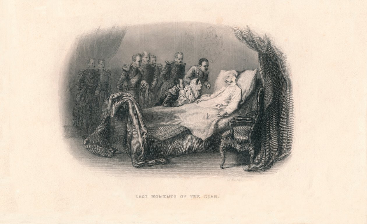 Ultimi momenti dello Zar, c1857 da Herbert Bourne