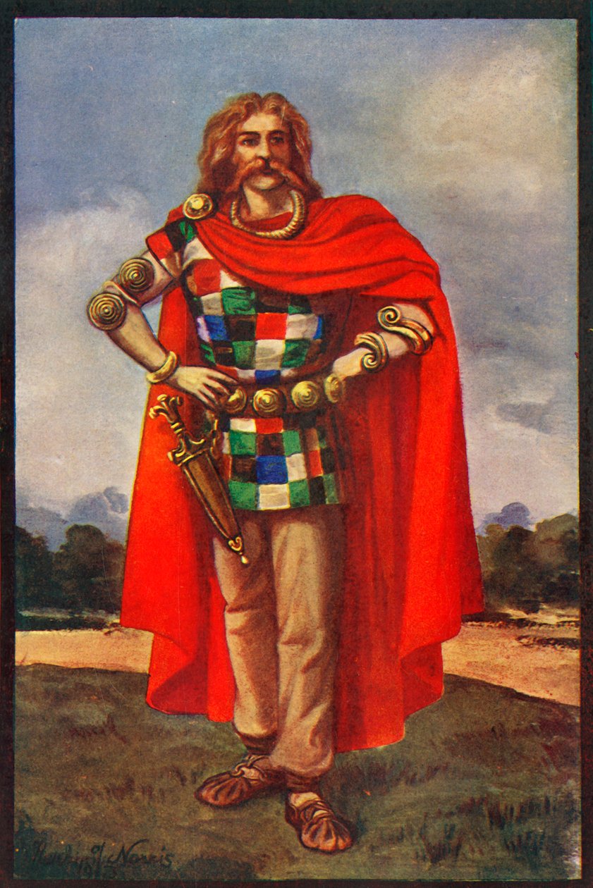 Un capo celtico in abito civile, 1924 da Herbert Norris