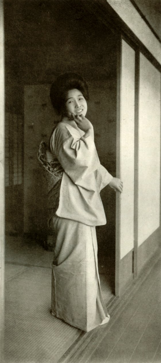 Una fanciulla del Giappone, 1910 da Herbert Ponting