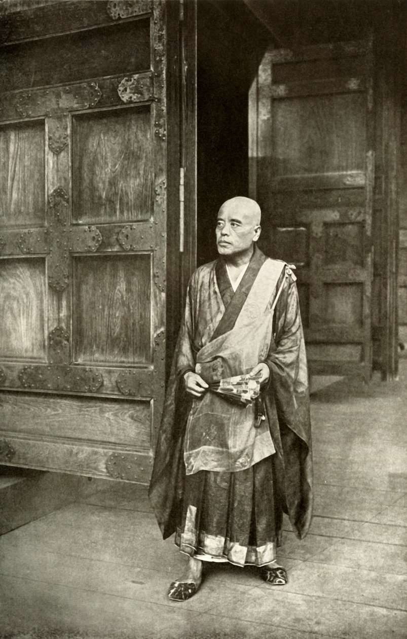 Un Sacerdote di Buddha, 1910 da Herbert Ponting