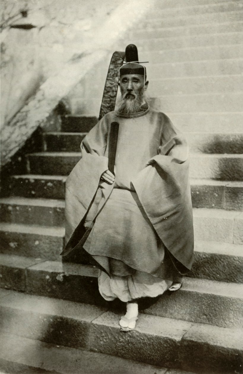 Un sacerdote shintoista, 1910 da Herbert Ponting