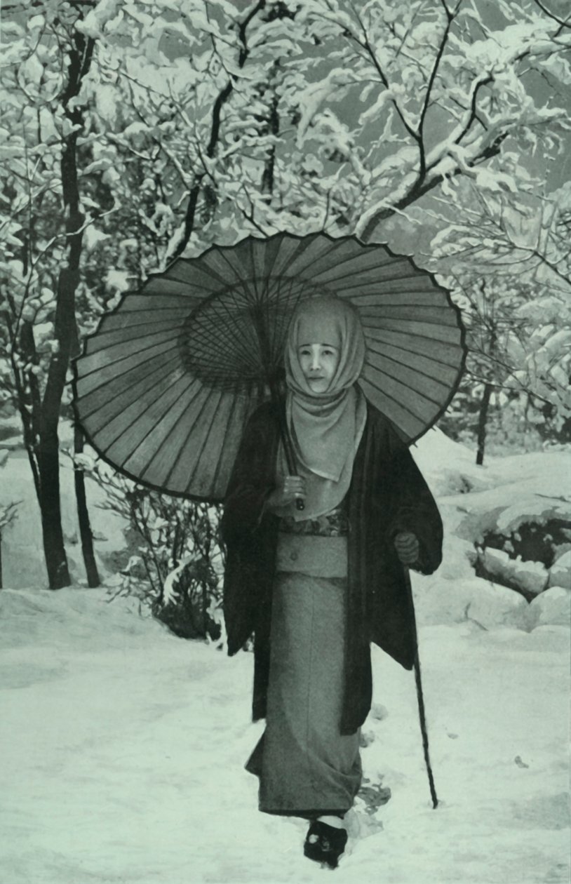 Dicembre in Giappone, 1910 da Herbert Ponting