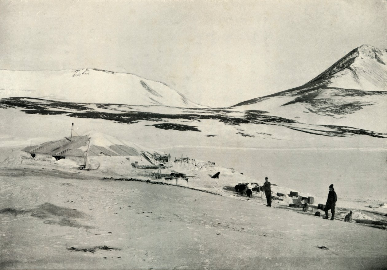 Meares e Demetri alla Discovery Hut, 4 novembre 1911, 1913 da Herbert Ponting
