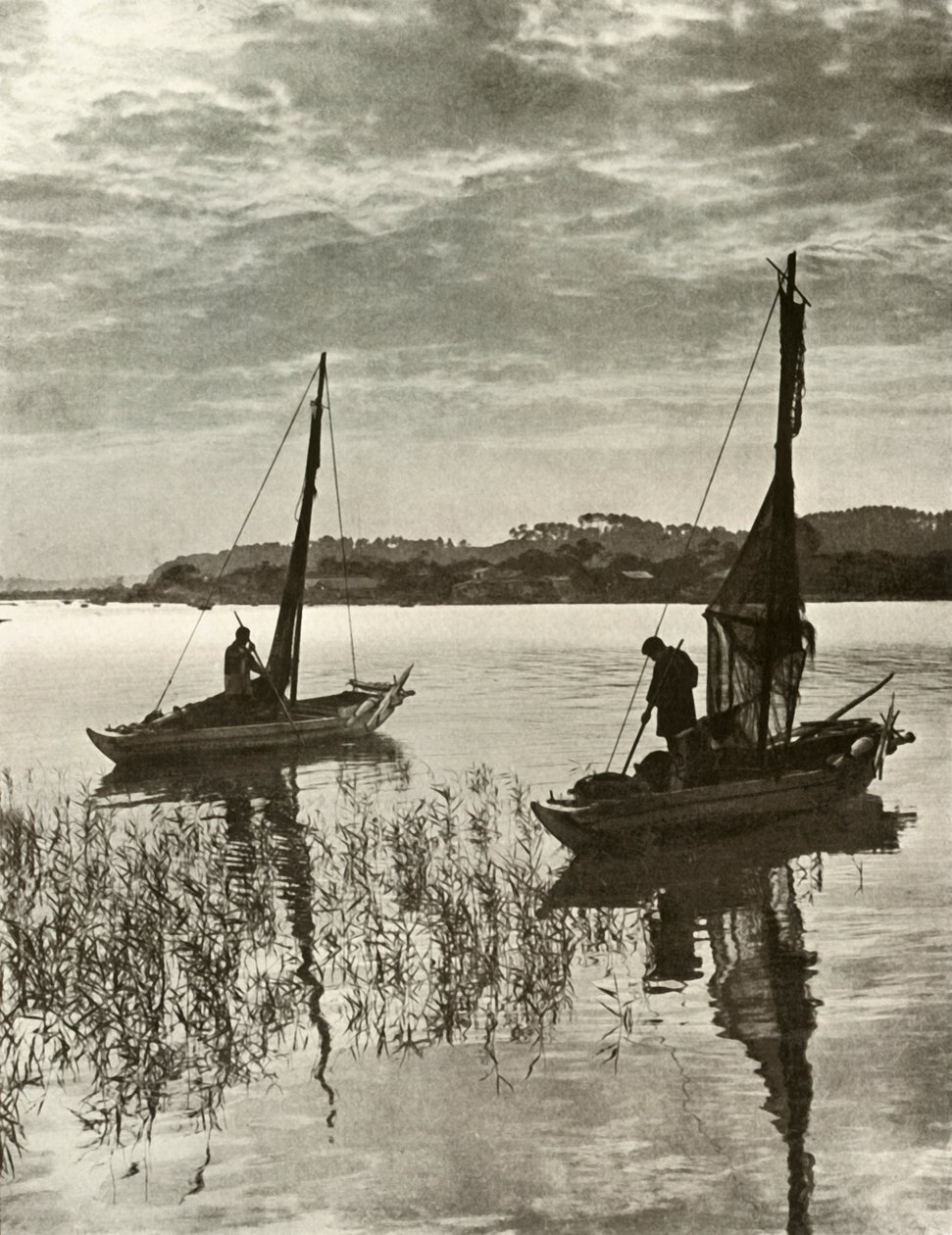 Sulla baia di Tokyo, 1910 da Herbert Ponting