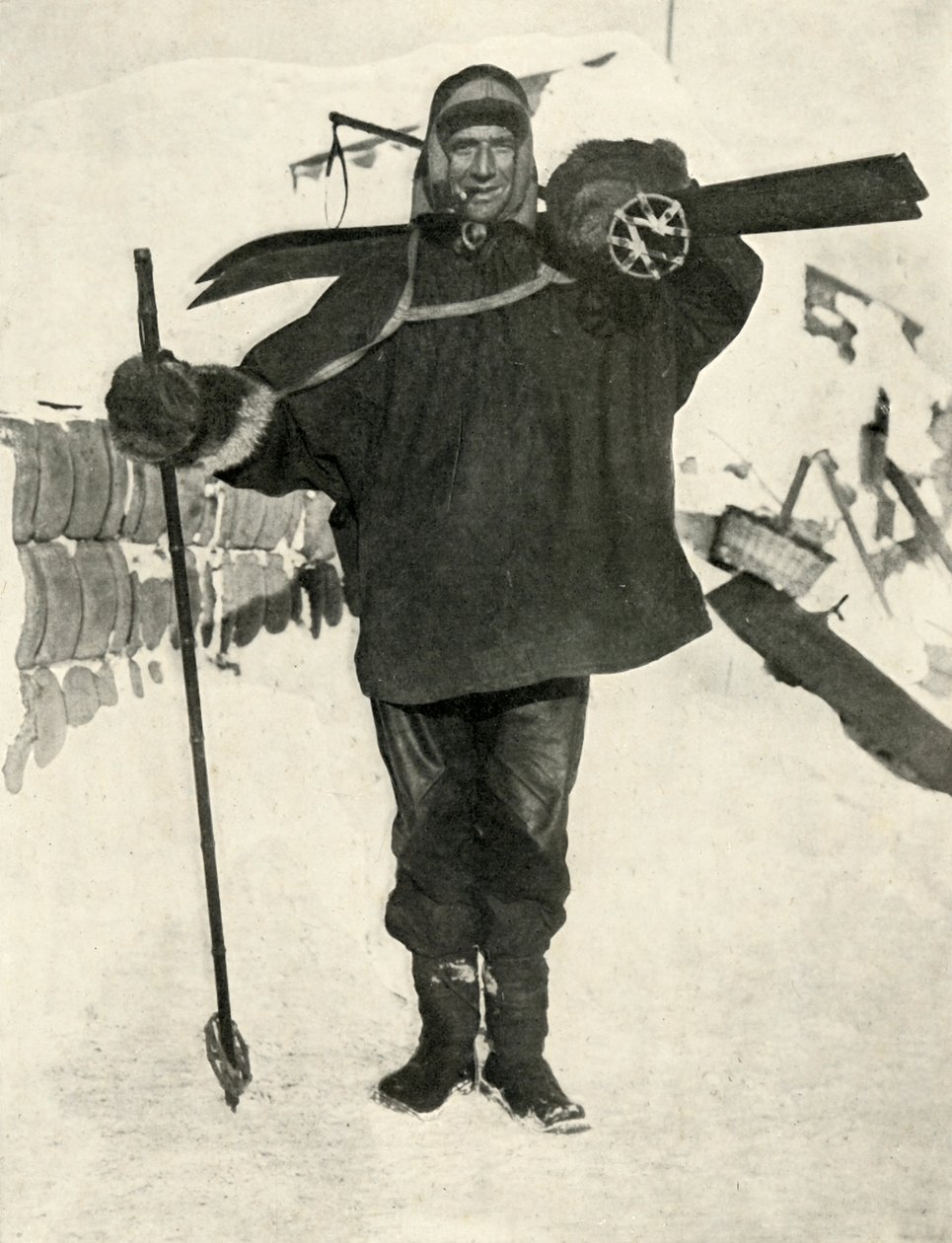 Sottufficiale Crean che ha ricevuto la Medaglia Albert, 1911, 1913 da Herbert Ponting