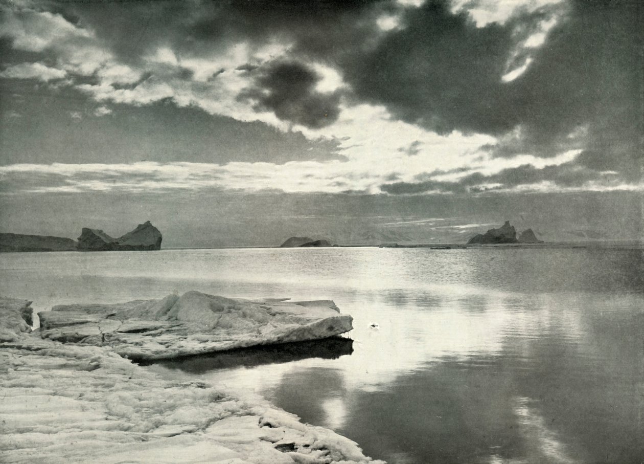 La caduta della lunga notte polare, c1910-1913 da Herbert Ponting