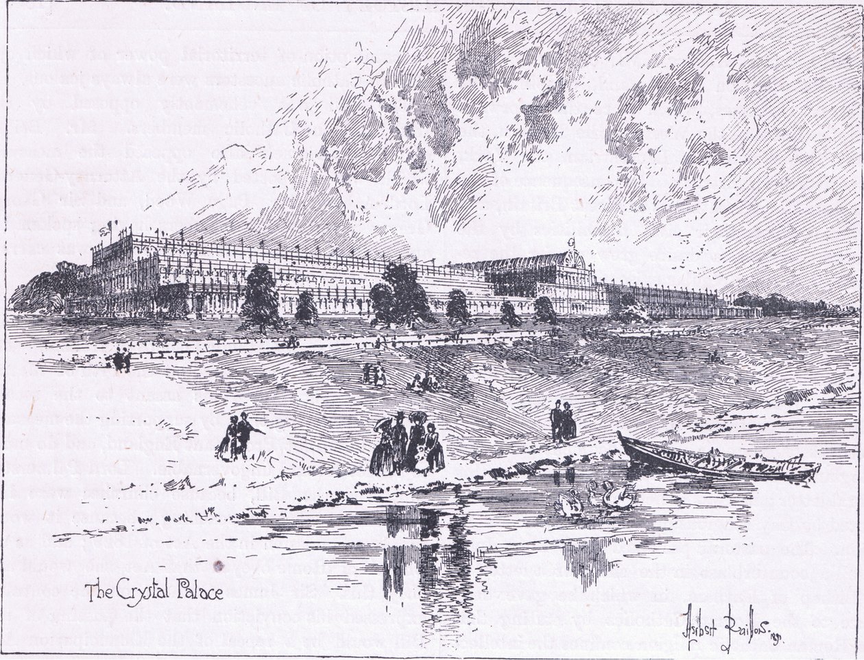 Il Crystal Palace a Hyde Park Londra, 1851 d.C. da Herbert Railton