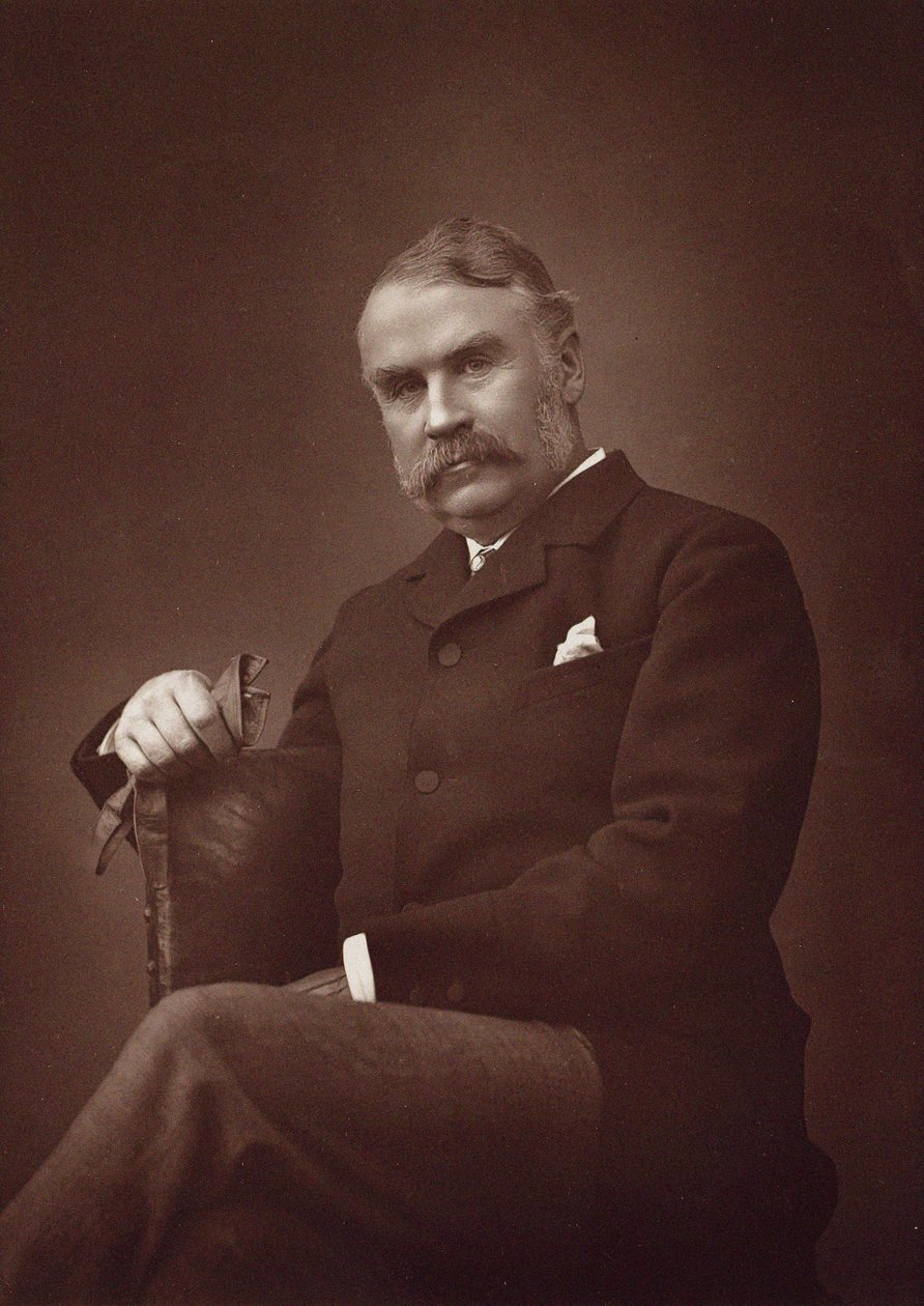 Ritratto di Sir William Schwenck Gilbert 1836-1911 da Herbert Rose Barraud