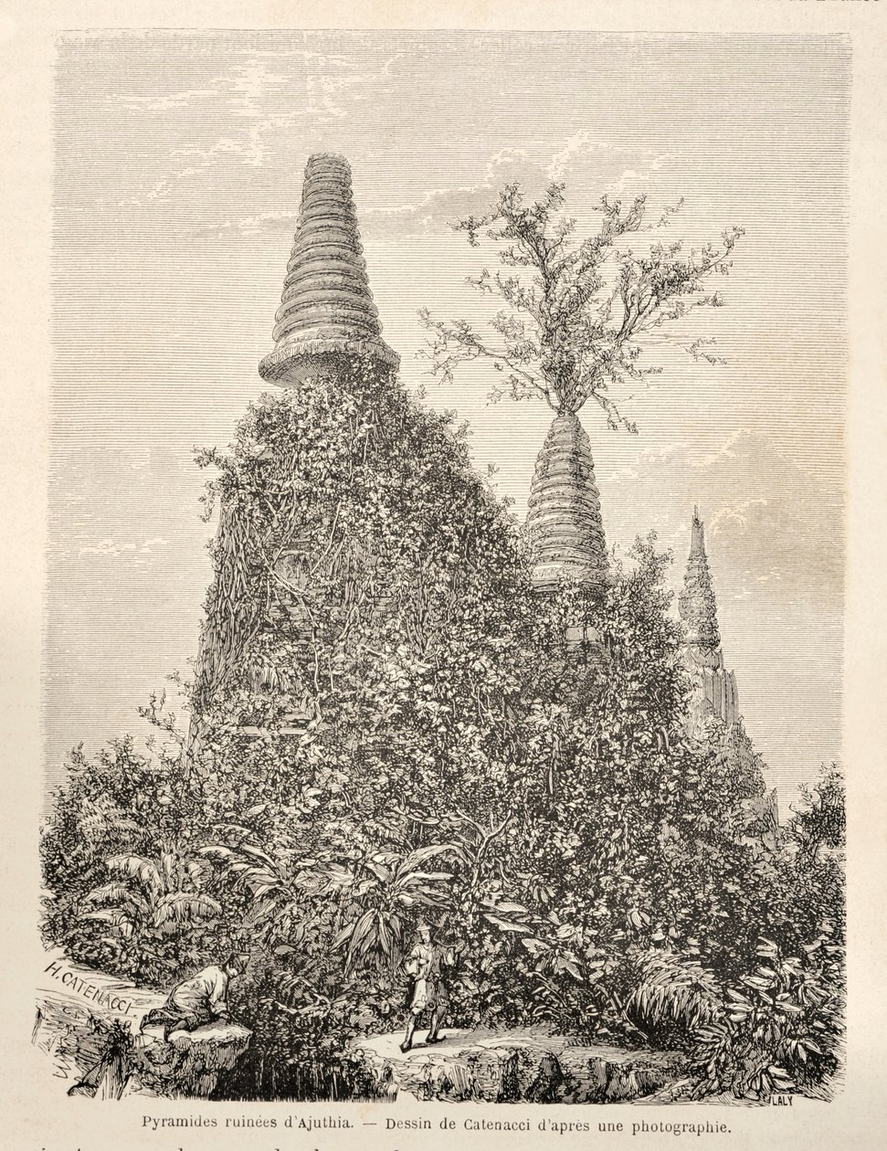 Rovine di Wat Sisampet da Hercule Catenacci