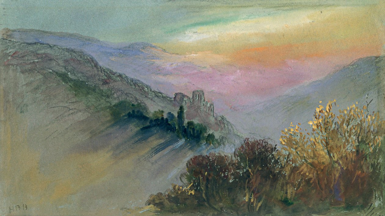 Paesaggio montano da Hercules Brabazon Brabazon