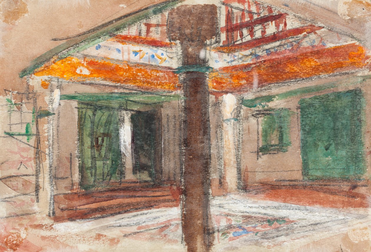 Interno di un palazzo esotico, c. 1867 da Hercules Brabazon Brabazon