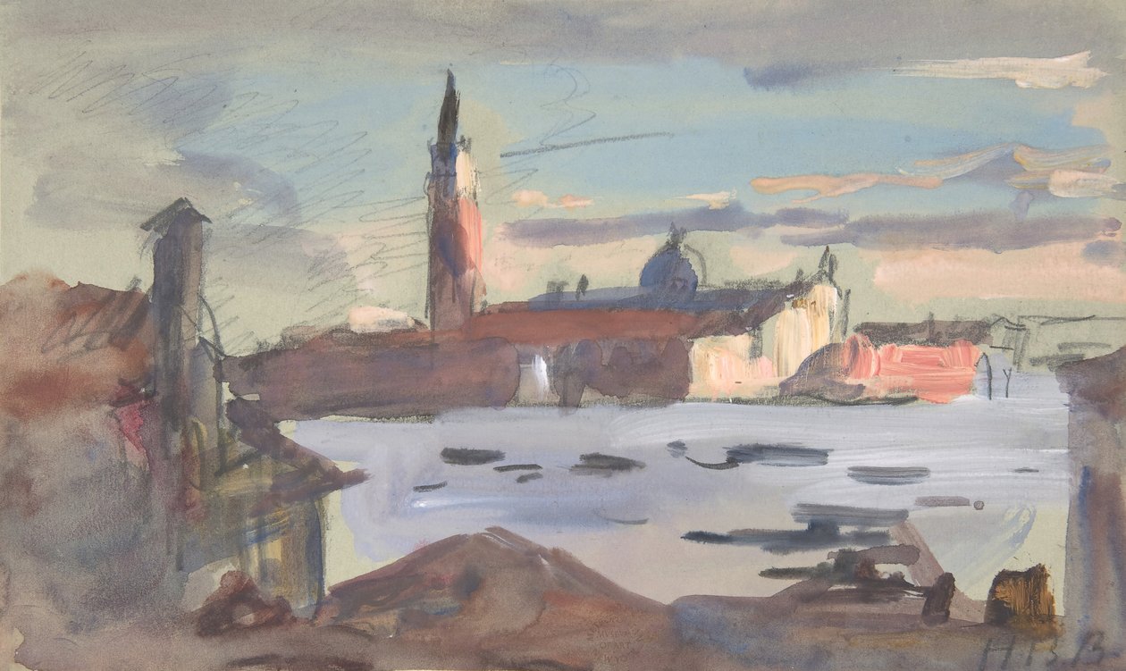 San Giorgio Maggiore, Venezia, 1840-1906 da Hercules Brabazon Brabazon