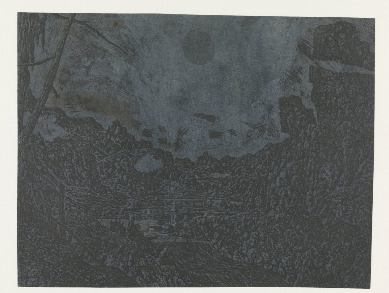 Paesaggio con cascata (seconda versione) da Hercules Segers
