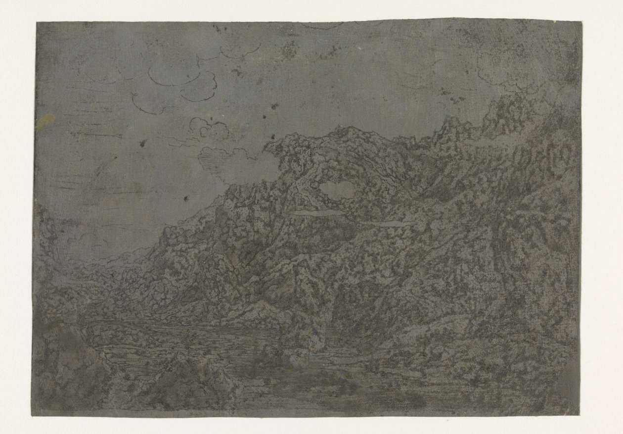 Paesaggio roccioso con nuvole basse da Hercules Segers