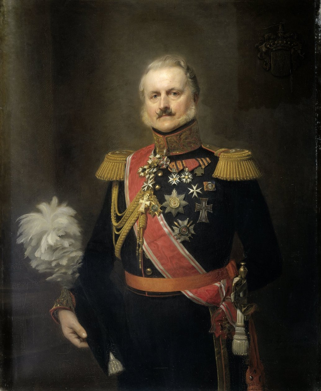 Antonie Frederick Jan Floris Jacob Barone van Omphal (1788-1863), tenente generale da Herman Antonie de Bloeme