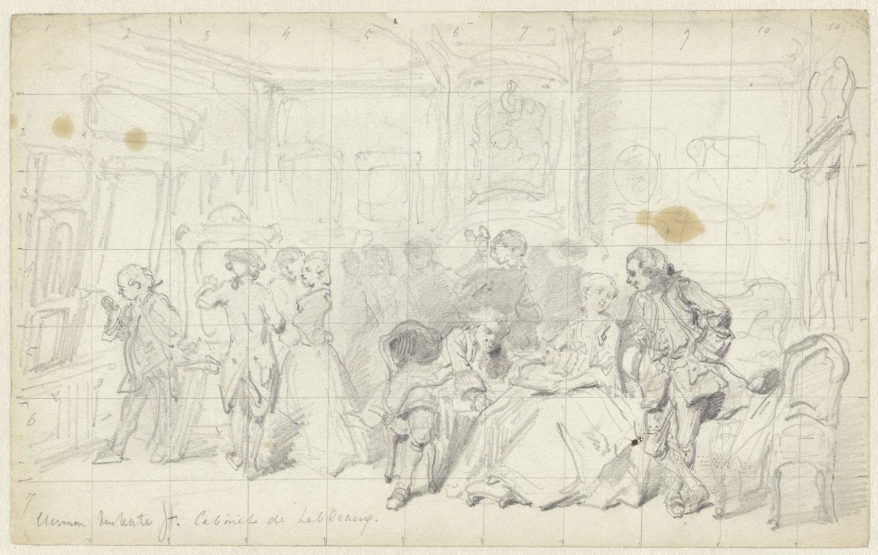 Osservazione artistica in una vecchia casa olandese da Herman Frederik Carel ten Kate