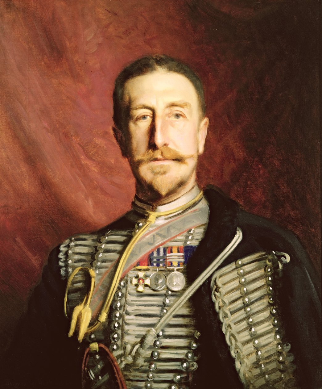 Colonnello Frederick Richard Thomas Trench-Gascoigne DSO da Herman Gustave Herkomer