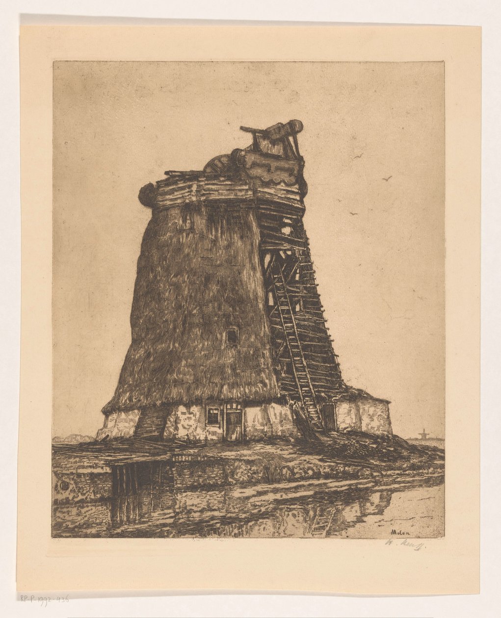 Mulino da Herman Heuff (signed by artist)