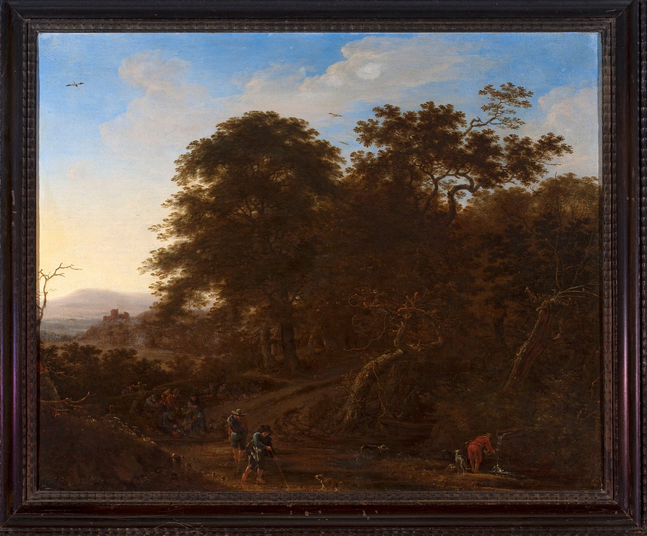 Paesaggio con viaggiatori da Herman Saftleven